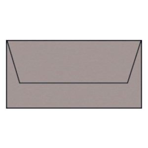 RÖSSLER Briefhülle Paperado - DL, 100 g/qm, taupe gerippt, Seidenfutter