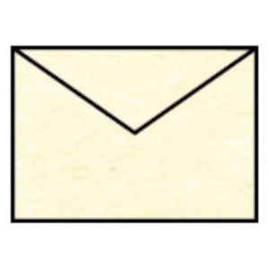 RÖSSLER Briefhülle Paperado - C7, 100 g/qm, chamois marmora, Seidenfutter