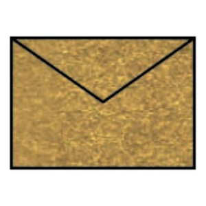 RÖSSLER Briefhülle Paperado - C7, 100 g/qm, gold metallic