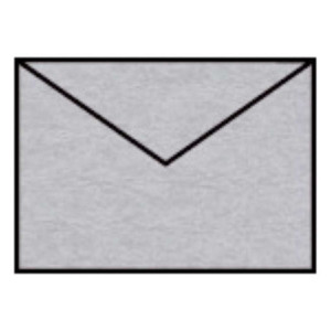 RÖSSLER Briefhülle Paperado - C7, 100 g/qm, silber metallic