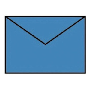 RÖSSLER Briefhülle Paperado - C7, 100 g/qm, stahlblau gerippt, Seidenfutter