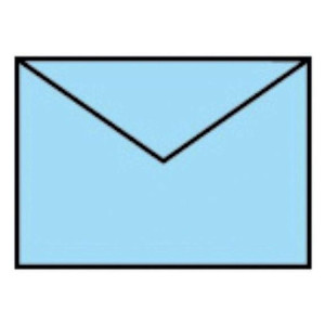 RÖSSLER Briefhülle Paperado - C7, 100 g/qm, aqua gerippt, Seidenfutter