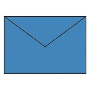 RÖSSLER Briefhülle Paperado - C5, 100 g/qm, stahlblau gerippt, Seidenfutter