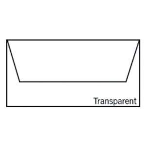 RÖSSLER Briefhülle Paperado - DL, 100 g/qm, transparent hochweiß