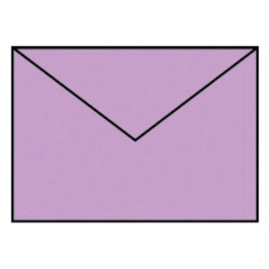 RÖSSLER Briefhülle Paperado - B6, 100 g/qm, orchidee gerippt, Seidenfutter