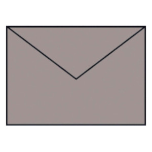 RÖSSLER Briefhülle Paperado - B6, 100 g/qm, taupe gerippt, Seidenfutter
