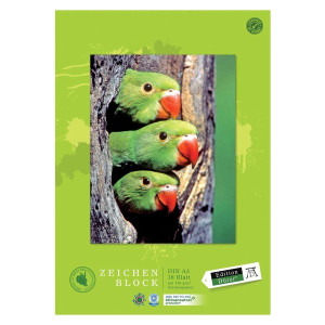 DÜRER HASE Zeichenblock geleimt - A3, 18 Blatt, 100g/qm, sortiert
