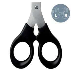 LEITZ 5423 Edelstahlschere, rostfreier Edelstahl, 165 mm, schwarz