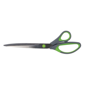 Q-CONNECT Schere Soft Grip 25,5 cm grau/grün