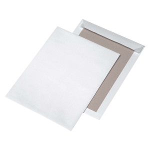 MAILMEDIA Papprückwandtasche C4, ohne Fenster, 120 g/qm, weiß, 100 Stück
