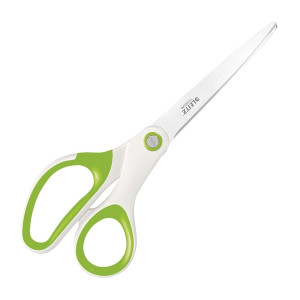 LEITZ 5319 Qualitätsschere WOW - Edelstahl, 205 mm, grün
