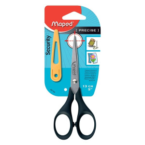MAPED Schere Precise, 13 cm, Rechts-u.Linkshänder, symmetrisch, schwarz