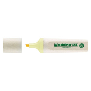 EDDING 24 EcoLine Textmarker - nachfüllbar, pastellgelb