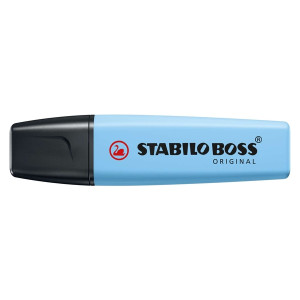 STABILO Textmarker - BOSS ORIGINAL Pastel - Einzelstift - himmlisches Blau