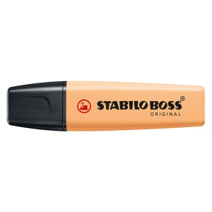 STABILO Textmarker - BOSS ORIGINAL Pastel - Einzelstift - sanftes Orange