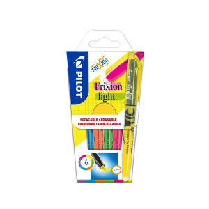 PILOT Textmarker FriXion Light Soft - M, 6er Etui pastell