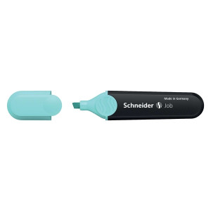 SCHNEIDER Textmarker Job Pastell - 1 + 5 mm, Keilspitze, türkis
