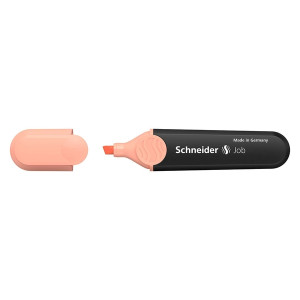 SCHNEIDER Textmarker Job Pastell - 1 + 5 mm, Keilspitze, pfirsich