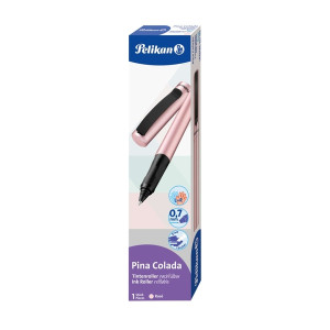 PELIKAN Tintenroller Pina Colada - 0,7 mm, rose metallic, Faltschachtel