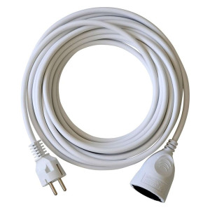 BRENNENSTUHL Kunststoff-Verlängerung - 10 m, weiß, H05VV-F 3G1,5