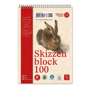 EDITION DÜRER Skizzenblock - A5, 100 g/qm, 100 Blatt