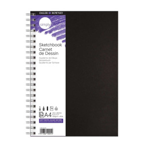 DALER-ROWNEY Skizzenbuch - A4, 100 g/qm, 110 Blatt, Spirale
