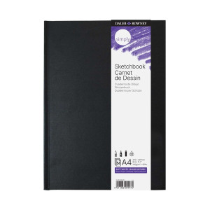 DALER-ROWNEY Skizzenbuch - A4, 100 g/qm, 110 Blatt, geleimt