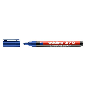 EDDING 370 Permanentmarker - 1 mm, blau