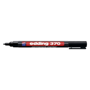 EDDING 370 Permanentmarker - 1 mm, schwarz