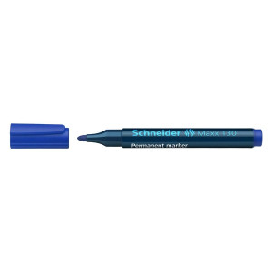 SCHNEIDER Permanentmarker Maxx 130 - Rundspitze, 1-3 mm, nachfüllbar, blau