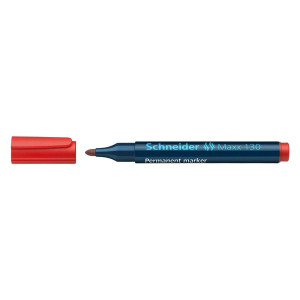 SCHNEIDER Permanentmarker Maxx 130 - Rundspitze, 1-3 mm, nachfüllbar, rot