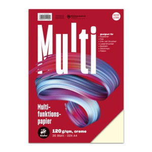 STAUFEN STYLE Multifunktionspapier 7X PLUS - A4, 120 g/qm, creme, 35 Blatt