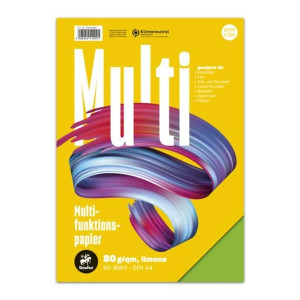 STAUFEN STYLE Multifunktionspapier 7X PLUS - A4, 80 g/qm, limone, 50 Blatt