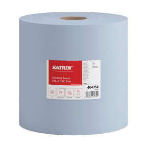 KATRIN Wischtuch Basic Industrial XXL3 blau, 3-lagig, 360 m