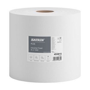 KATRIN Wischtuch Plus Industrial XL weiß, 2-lagig, 1000 Blatt