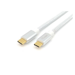 EQUIP USB 3.2 Gen 2x1 Type-C to C, M/M, 0.5m, 5A, White
