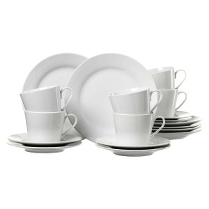 RITZENHOFF&BREKER Kaffeeservice Bianco - 18-tlg., Porzellan, weiß