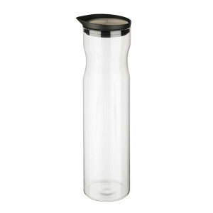 APS Glaskaraffe - 1,2l, Edelstahldeckel, ohne Griff