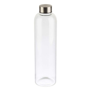 APS Trinkflasche Glas, 1L, transparent