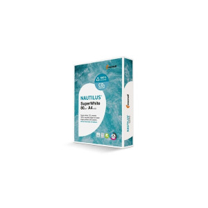 MONDI Kopierpapier NAUTILUS® SuperWhite, A4, 80g/m², 500 Blatt, weiß