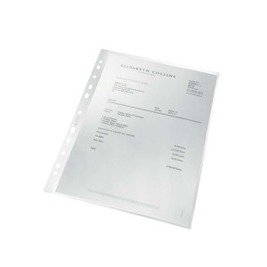 LEITZ 4791 Prospekthülle recycle - A4, PP, genarbt, dokumentenecht, farblos