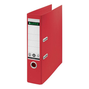 LEITZ 1018 Qualitäts-Ordner Recycle 180° - A4, 80 mm, klimaneutral, rot