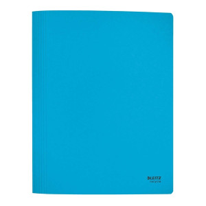 LEITZ 3904 Schnellhefter Recycle - A4, 250 Blatt, kfm. und Amtsheftung, Karton (RC), klimaneutral, blau