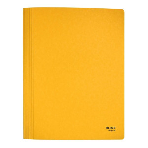 LEITZ 3904 Schnellhefter Recycle - A4, 250 Blatt, kfm. und Amtsheftung, Karton (RC), klimaneutral, gelb