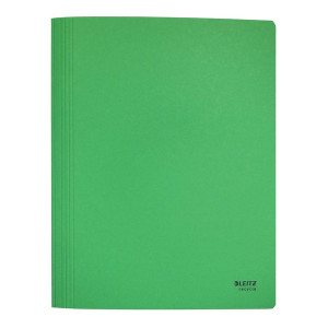 LEITZ 3904 Schnellhefter Recycle - A4, 250 Blatt, kfm. und Amtsheftung, Karton (RC), klimaneutral, grün