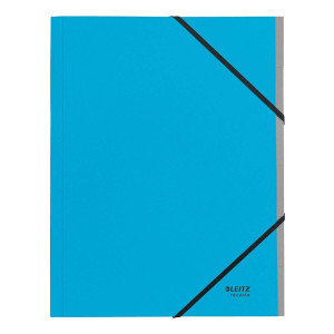 LEITZ 3914 Ordnungsmappe Recycle - A4, 6 Fächer, Karton (RC), klimaneutral, blau