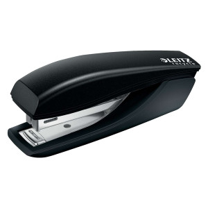 LEITZ 5617 Mini Heftgerät NeXXt Recycle - 10 Blatt, klimaneutral, schwarz