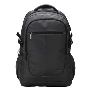DONAU Laptoprucksack Business dunkelgrau