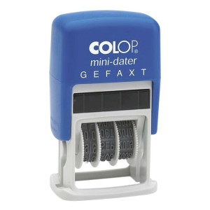 COLOP Mini-Dater - Datumstempel + Text GEFAXT