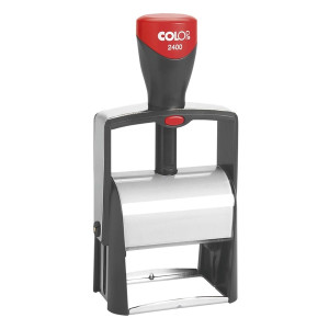COLOP Classic Line 2400 mit Logo - für max. 6 Zeilen mit Logo, 27 x 58 mm